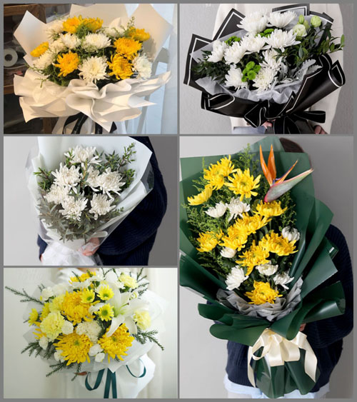 山东青岛平度市李园街道西蟠桃山村白事花束代送